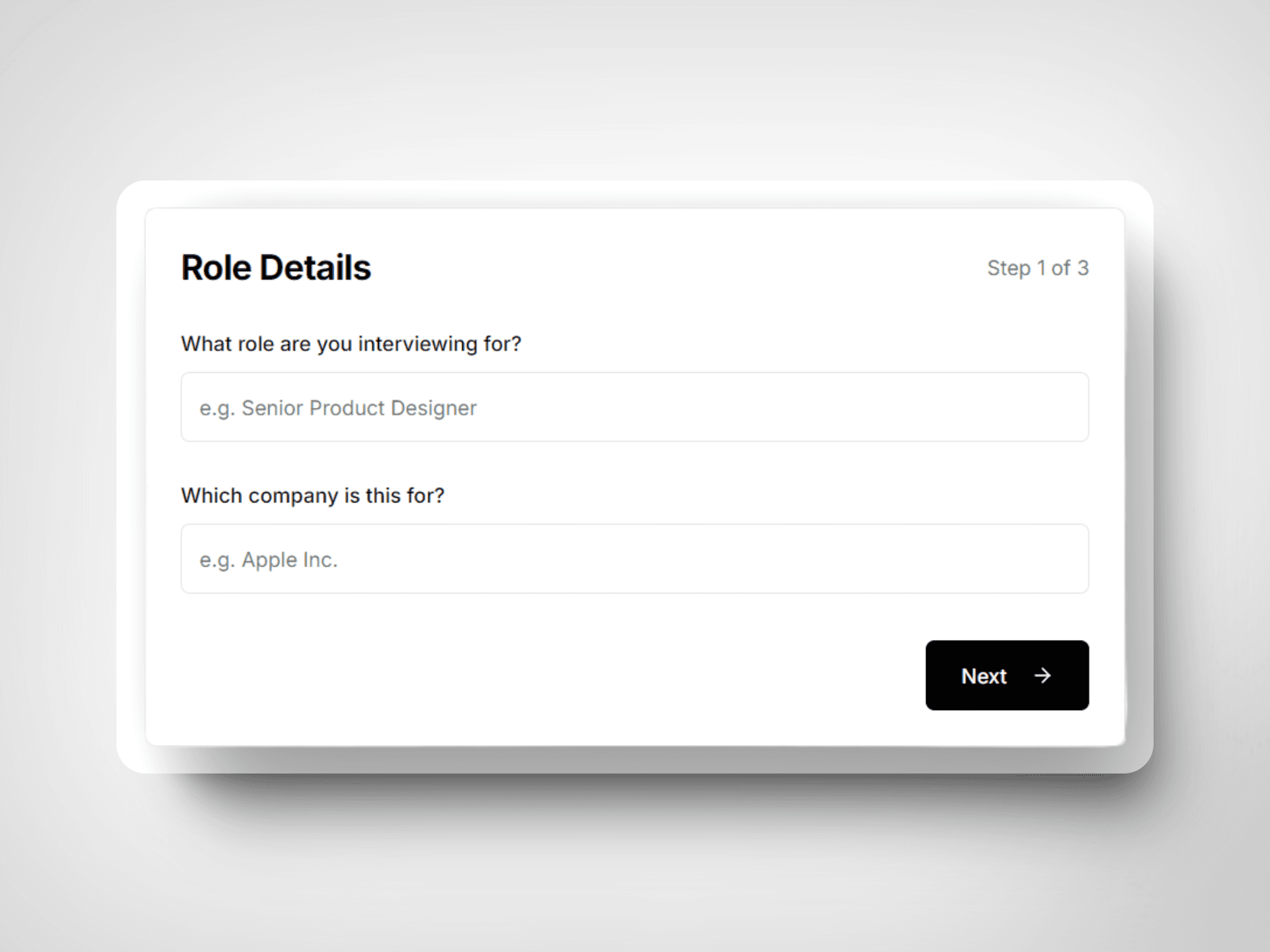 Interview Setup Process